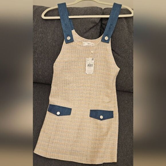 Nwt mango exclusive tweed dress - Picture 3 of 5